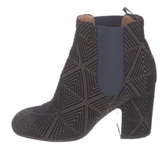 Laurence Dacade Paris Velvet Ankle Boots - Picture 1 of 10